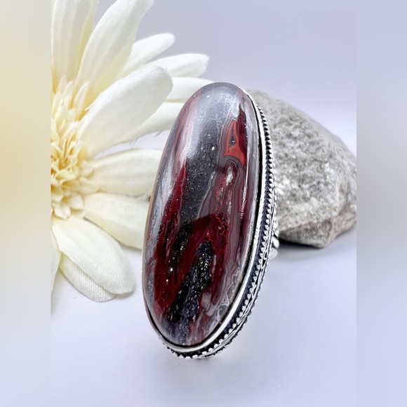 CRAZY LACE AGATE RING - Picture 3 of 9